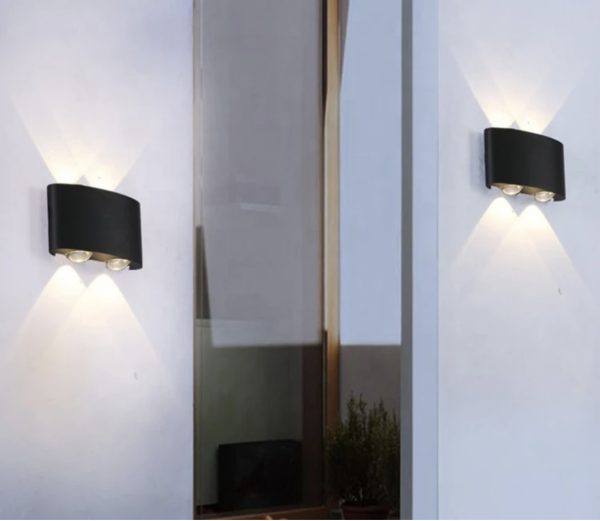 Εφαρμογή LED Premium Πρόσοψης Epistar 4 LED 4W - Ανθεκτικός και Μοντέρνος Φωτισμός για Πολυτελή Κτίρια