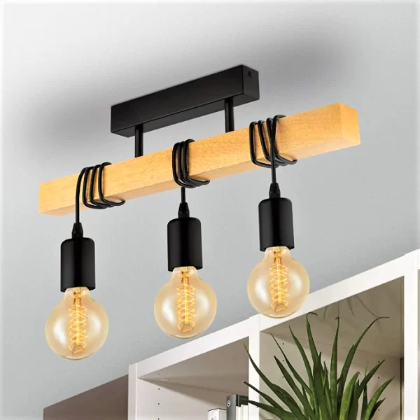 Φωτιστικό LED Vintage Με 3 Πηγές Φωτισμού - Αποτελεσματικός και Αισθητικός Φωτισμός, Κατάλληλος Για Κομψούς Χώρους