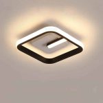 Σύγχρονο Φωτιστικό LED, Μαύρο DM 6080F-BK - Αποτελεσματικός Φωτισμός Για Κομψούς Εσωτερικούς Χώρους