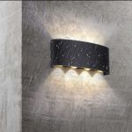 Εφαρμογή LED Premium για Εξωτερικούς Χώρους, Μαύρο - Κυματιστό Μοντέλο και Μοντέρνος Φωτισμός για Κήπους και Βεράντες