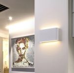 Διπλής κατεύθυνσης LED προβολέας προσώπου, λευκό 12W - Προηγμένος φωτισμός για κομψές εξωτερικές πρόσοψεις
