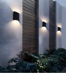 Προβολέας LED Premium Διπλής Κατεύθυνσης για Πρόσοψη, Μαύρο - Σύγχρονος Φωτισμός για Κομψούς Εξωτερικούς Χώρους