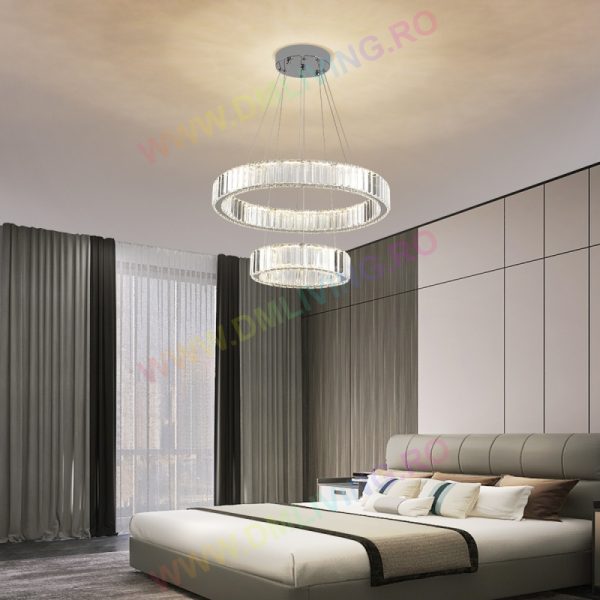 Πολυτελής LED Φωτιστικό DM 7106-550CH - Μοντέρνος και Κομψός Φωτισμός για Εσωτερικούς Χώρους Πολυτελείας
