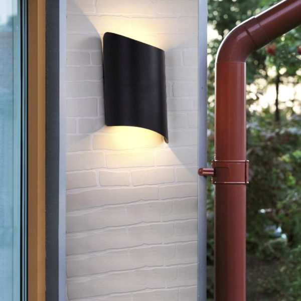 Προβολέας LED Premium Διπλής Κατεύθυνσης για Πρόσοψη, Μαύρο - Σύγχρονος Φωτισμός για Κομψούς Εξωτερικούς Χώρους