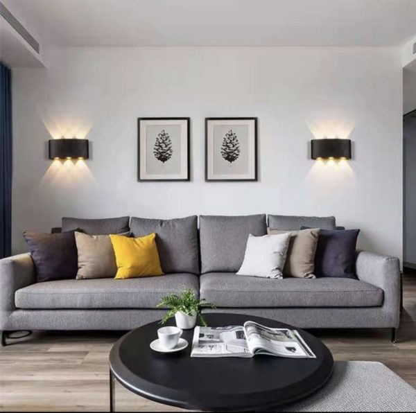 Εφαρμογή LED Premium για Εξωτερικούς Χώρους, Μαύρο - Κυματιστό Μοντέλο και Μοντέρνος Φωτισμός για Κήπους και Βεράντες