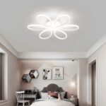 Σύγχρονος Φωτιστικός Φωτισμός LED, Σχεδιασμός Λουλουδιών Με Έξι Πέταλα - Κομψός Φωτισμός Για Σαλόνι Ή Υπνοδωμάτιο