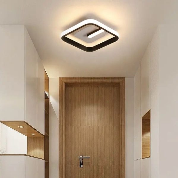 Σύγχρονο Φωτιστικό LED, Μαύρο DM 6080F-BK - Αποτελεσματικός Φωτισμός Για Κομψούς Εσωτερικούς Χώρους