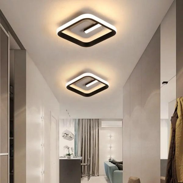 Σύγχρονο Φωτιστικό LED, Μαύρο DM 6080F-BK - Αποτελεσματικός Φωτισμός Για Κομψούς Εσωτερικούς Χώρους