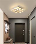 Φωτιστικό LED, Σχεδιασμός Επικάλυψης, Μαύρο - Ρυθμιζόμενος Φωτισμός Με Τηλεχειρισμό, Ιδανικό Για Υπνοδωμάτιο Ή Καθιστικό