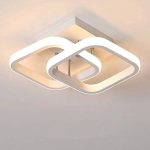 Φωτιστικό LED, Σχεδιασμός Επικάλυψης, Μαύρο - Ρυθμιζόμενος Φωτισμός Με Τηλεχειρισμό, Ιδανικό Για Υπνοδωμάτιο Ή Καθιστικό