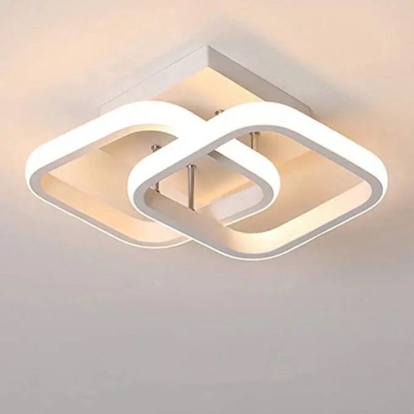Φωτιστικό LED, Σχεδιασμός Επικάλυψης, Μαύρο - Ρυθμιζόμενος Φωτισμός Με Τηλεχειρισμό, Ιδανικό Για Υπνοδωμάτιο Ή Καθιστικό