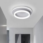 Σύγχρονος Φωτιστικό LED, Λευκό DM6181Y, 25εκ x 9εκ - Ιδανικό για την Εσωτερική Φωτισμό των Υπνοδωματίων ή Γραφείων με Σκανδιναβικό Στιλ.