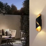 Εφαρμόστε το Προηγμένο LED Πρόσοψης Τύπου Σπείρα, Μαύρο - Μοναδικός και Ανθεκτικός Φωτισμός για Σύγχρονα Κτίρια