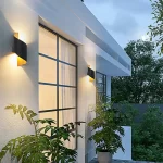 Εφαρμόστε το Προηγμένο LED Πρόσοψης Τύπου Σπείρα, Μαύρο - Μοναδικός και Ανθεκτικός Φωτισμός για Σύγχρονα Κτίρια