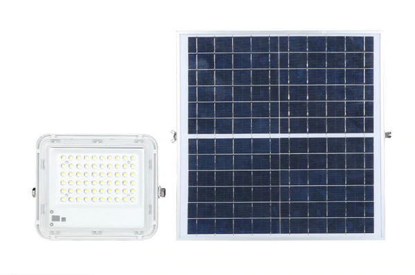 Προβολέας LED 50W, με ηλιακό πάνελ και τηλεχειριστήριο - Σύγχρονος και ανθεκτικός φωτισμός για εξωτερικούς χώρους.