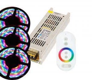 Κιτ Ταινίας LED RGB 15μ για Εσωτερικούς Χώρους - Ζωηρός και Αποτελεσματικός Φωτισμός για Εσωτερικούς Χώρους