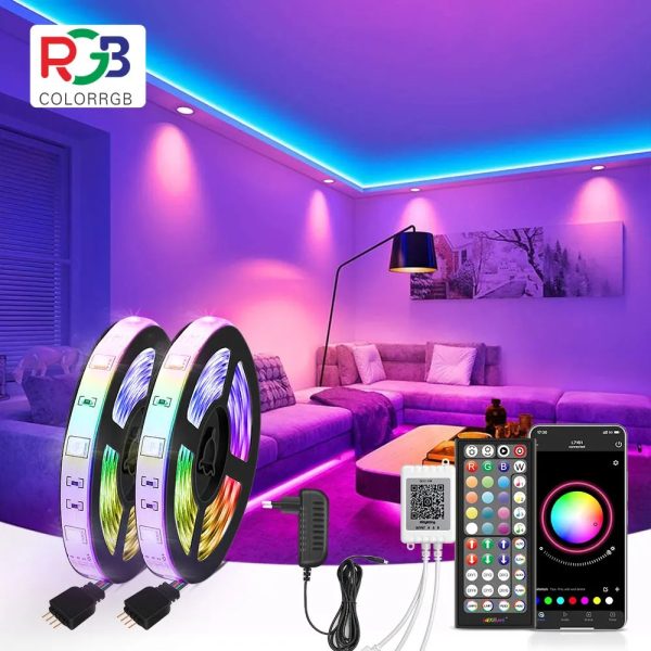 Κιτ Ταινίας LED RGB 5m WiFi Smart - Ευέλικτος και Προηγμένος Φωτισμός για Εσωτερικούς Χώρους