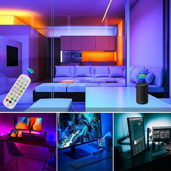 Ταινία LED RGB WiFi Smart 5V - Διαδραστικός φωτισμός με φωνητικό έλεγχο για εξατομικευμένες ατμόσφαιρες