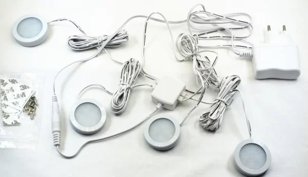 Προβολέας LED 2835-D45-12D, 4x1,5W, Πλήρες Σετ Εντοιχιζόμενο - Συμπαγής και Ισχυρή Λύση για Φωτισμό Εσωτερικών Χώρων