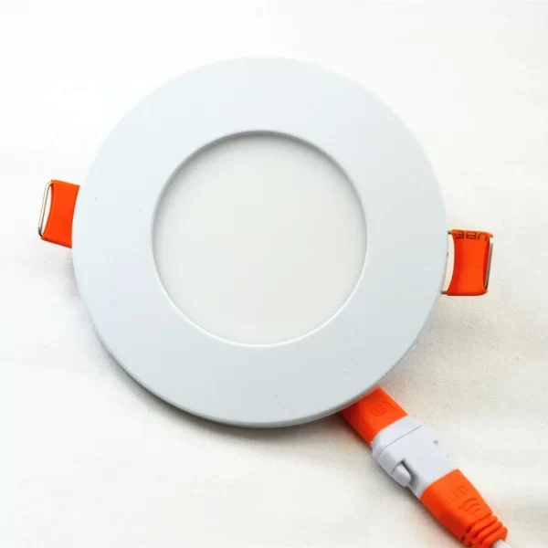 Προβολέας LED Κυκλικός Slim, 3W, Ψυχρό Λευκό - Αποτελεσματικός και Μοντέρνος Φωτισμός, Ενσωματωμένος