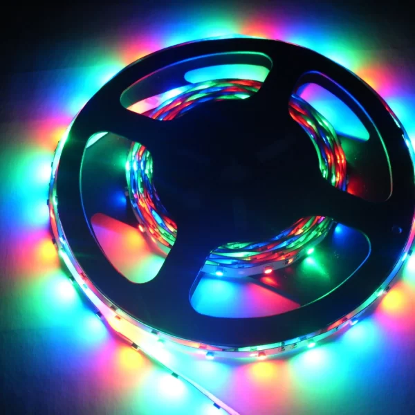 Ταινία LED RGB Εξωτερικού Χώρου 5050, 60 LED ανά μέτρο, 14W - Ποικιλία Χρωμάτων για Εξωτερικό Φωτισμό