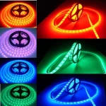 Ταινία LED 3528 για εσωτερικό χώρο, 60 LED ανά μέτρο, 5W - Ευέλικτο και έντονο φως, Χρώμα: Μπλε, Κόκκινο, Πράσινο