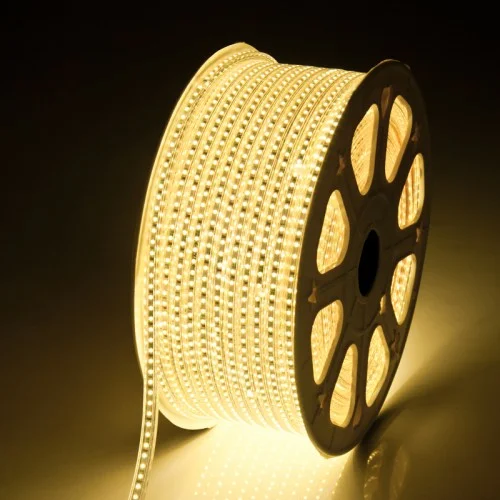 Ταινία LED Αδιάβροχη 220V 5050, 60 LED ανά μέτρο, 6W - Ανθεκτικός Εξωτερικός Φωτισμός σε Θερμό Άσπρο, Ψυχρό Άσπρο, Κόκκινο και Μπλε