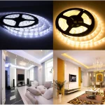 Ταινία LED 5050, 60 LED ανά μέτρο, 12W - Πολυχρηστικός και ανθεκτικός φωτισμός, Θερμό λευκό, Ψυχρό λευκό.