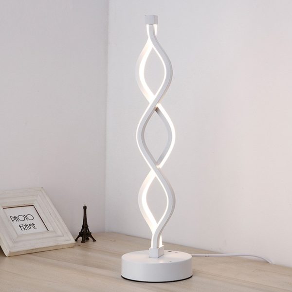 Μοντέρνο LED φωτιστικό, με αποκλειστικό design και κυματιστό μοτίβο - Ένα πολυτελές στοιχείο για υπνοδωμάτια ή καθιστικούς χώρους.