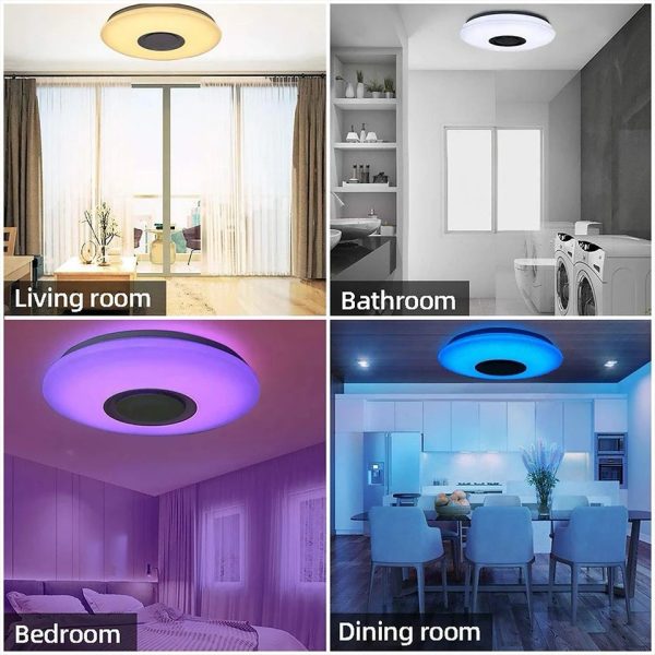 Έξυπνη εφαρμογή LED RGB με ηχείο Bluetooth - Προηγμένος φωτισμός και μουσική φόντου για μοντέρνους χώρους