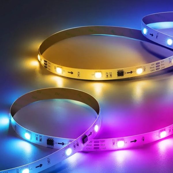 Ταινία LED RGB 5050, 60 LED ανά μέτρο, 14W - Δυναμική και αποδοτική λύση φωτισμού για εσωτερικούς χώρους.
