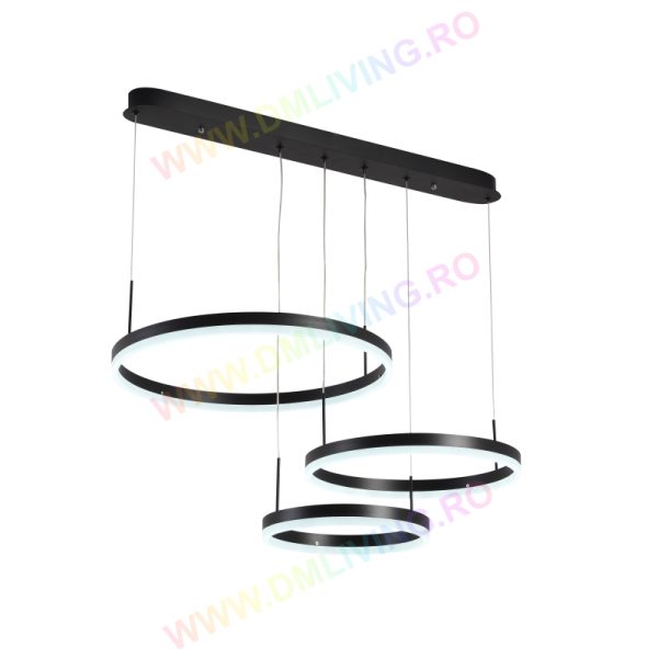 Κρεμαστό LED Φωτιστικό, Κομψός Σχεδιασμός DM 1795-BK Μαύρο/Λευκό - Μια Προηγμένη Επιλογή για Κομψούς Χώρους