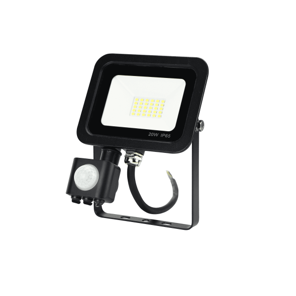Προβολέας LED Luminastar με Αισθητήρα Κίνησης 20W - Ιδανικός για Ανθεκτικό Φωτισμό και Στιλάτες Εξωτερικές Περιοχές