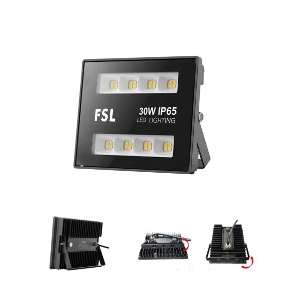 Προβολέας LED 30W, Ψυχρό Φως και IP65 - Ιδανικός για Προηγμένο Εξωτερικό Φωτισμό και Εμπορικούς Χώρους