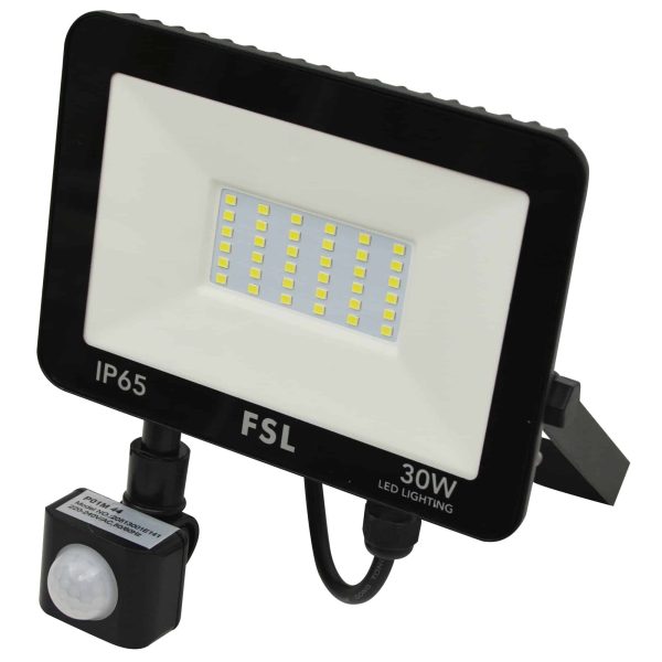Προβολέας LED με Αισθητήρα Κίνησης 30W, Ψυχρό Φως και IP65 - Μια Προηγμένη Επιλογή για Ανθεκτικό και Αυτόματο Εξωτερικό Φωτισμό