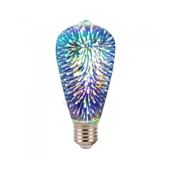 Λάμπα LED Διακοσμητική 3D FSL 4W - Ιδανική για Σαλόνια, Γραφεία και Σύγχρονους Χώρους