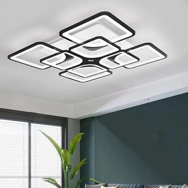 <strong>Προβολέας LED Premium με Τηλεχειριστήριο, 256W DM6548/4+4-BK, Μαύρο - Ιδανικός για Εξατομικευμένο Φωτισμό σε Κομψά Εσωτερικά Χώρους</strong>