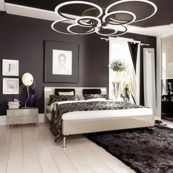 Σύγχρονο LED Φωτιστικό Με Τηλεχειρισμό 6601/2 X 4 Καφέ - Μια Κομψή Επιλογή Για Πολυτελή Εσωτερικά.