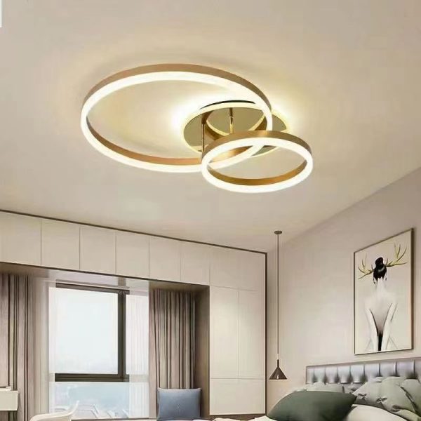 Κρεμαστό φωτιστικό LED με τηλεχειριστήριο DM7523-50R, με φως ψυχρό/θερμό/φυσικό και ρυθμιζόμενη ένταση.