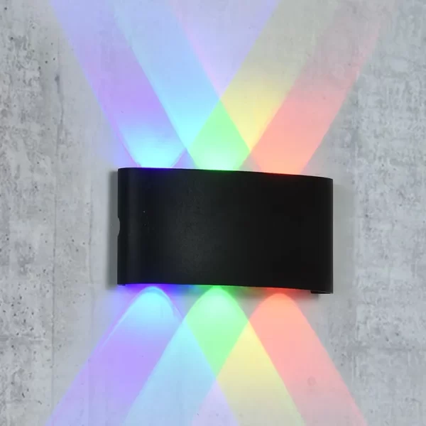 Εξωτερική Εφαρμογή με RGB Φωτισμό, DM858, Μαύρο - Προηγμένη Λύση για Χρωματιστό Φωτισμό στον Υπαίθριο Χώρο