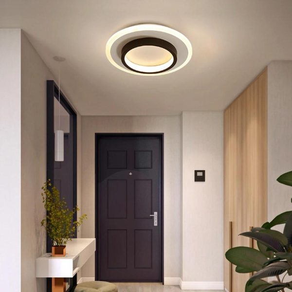 Μοντέρνο LED Φωτιστικό, Κυκλικός Σχεδιασμός, DM82, Λευκό - Στιλάτος και Αποδοτικός Φωτισμός για Σύγχρονους Εσωτερικούς Χώρους