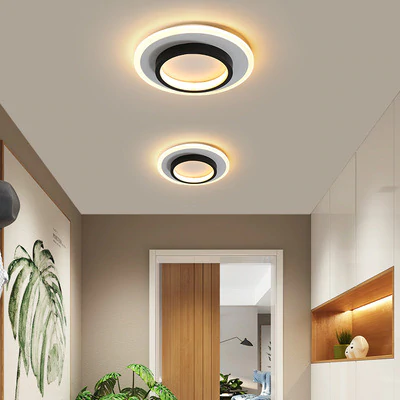 Μοντέρνο LED Φωτιστικό, Κυκλικός Σχεδιασμός, DM82, Λευκό - Στιλάτος και Αποδοτικός Φωτισμός για Σύγχρονους Εσωτερικούς Χώρους