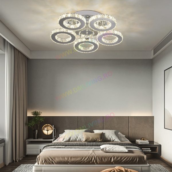 Μοντέρνο LED Φωτιστικό DM 8080-5 - Αποτελεσματικός Φωτισμός για Κομψούς και Διακριτικούς Εσωτερικούς Χώρους