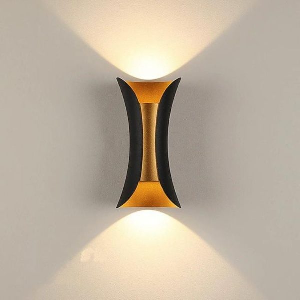 Εφαρμογή τοίχου LED, Σύγχρονος Σχεδιασμός με Ζεστό Φως, Μαύρο - Κομψός Φωτισμός για Μοντέρνους Χώρους