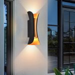 Εφαρμογή τοίχου LED, Σύγχρονος Σχεδιασμός με Ζεστό Φως, Μαύρο - Κομψός Φωτισμός για Μοντέρνους Χώρους
