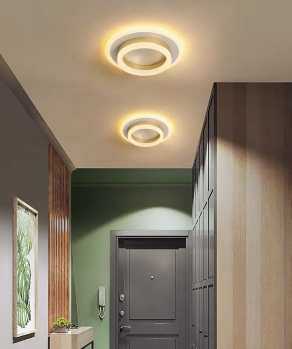 Φωτιστικό LED RING GOLD, Κομψός Σχεδιασμός και Αποτελεσματικός Φωτισμός, 50W DM 6081Y-GD - Μοντέρνος Φωτισμός για Κομψούς Χώρους