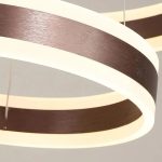 Σύγχρονος LED Φωτισμός Κυκλικός DM 1768/500-COF, Καφέ - Κομψός Φωτισμός για Σύγχρονους Χώρους