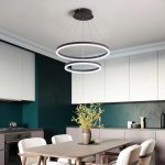 Σύγχρονος LED Φωτισμός Κυκλικός DM 1719/500-BK, Μαύρος - Μοντέρνος Φωτισμός για Κομψούς Χώρους
