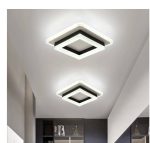 <strong>Φωτιστικό LED, Γεωμετρικό και Μοντέρνο Σχέδιο, Μαύρο 6081F-BK, 50W - Στιλάτος Φωτισμός για Σύγχρονα Εσωτερικά</strong>