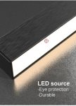 Φωτιστικό LED, Ρυθμιζόμενη Ένταση με 6 Πηγές Φωτισμού, Μαύρο DM 306/6-BK - Σύγχρονος και Αποδοτικός Φωτισμός για Δωμάτια και Γραφεία